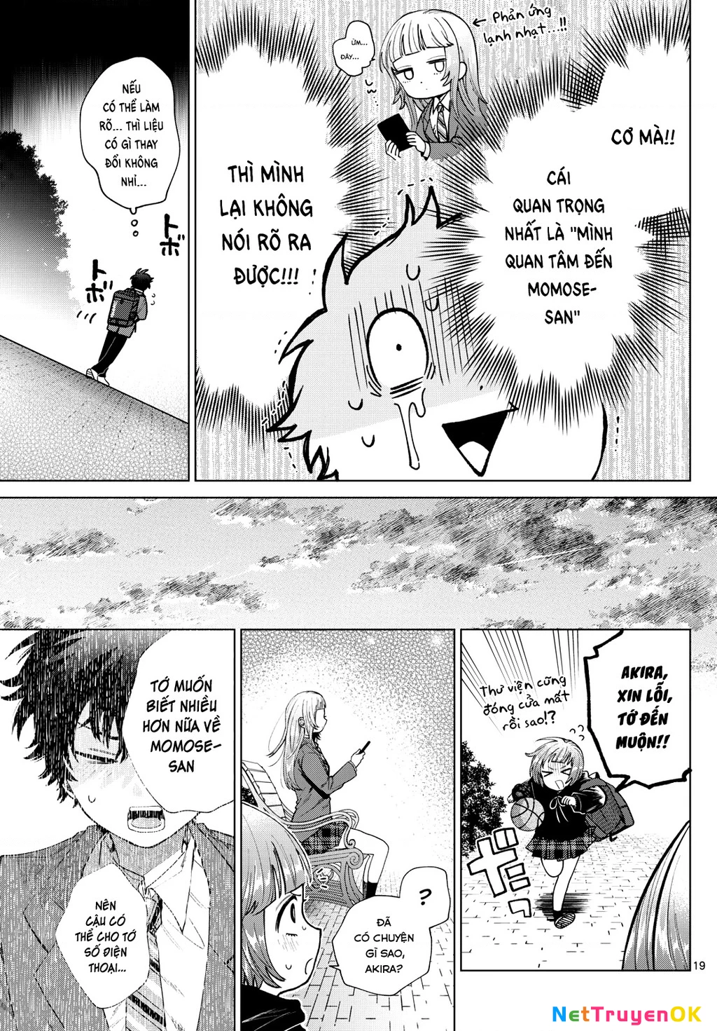 Mối tình đầu đầy trắc trở của Momose Akira Chapter 15 - Trang 3