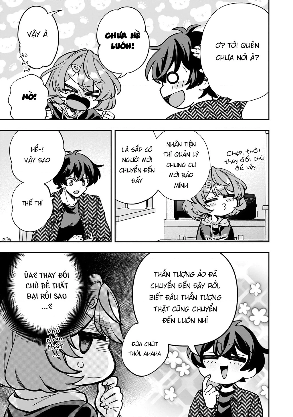 Net no "Oshi" to Real no "Oshi" ga Tonari ni Hikkoshite Kita Chapter 5 - Trang 2