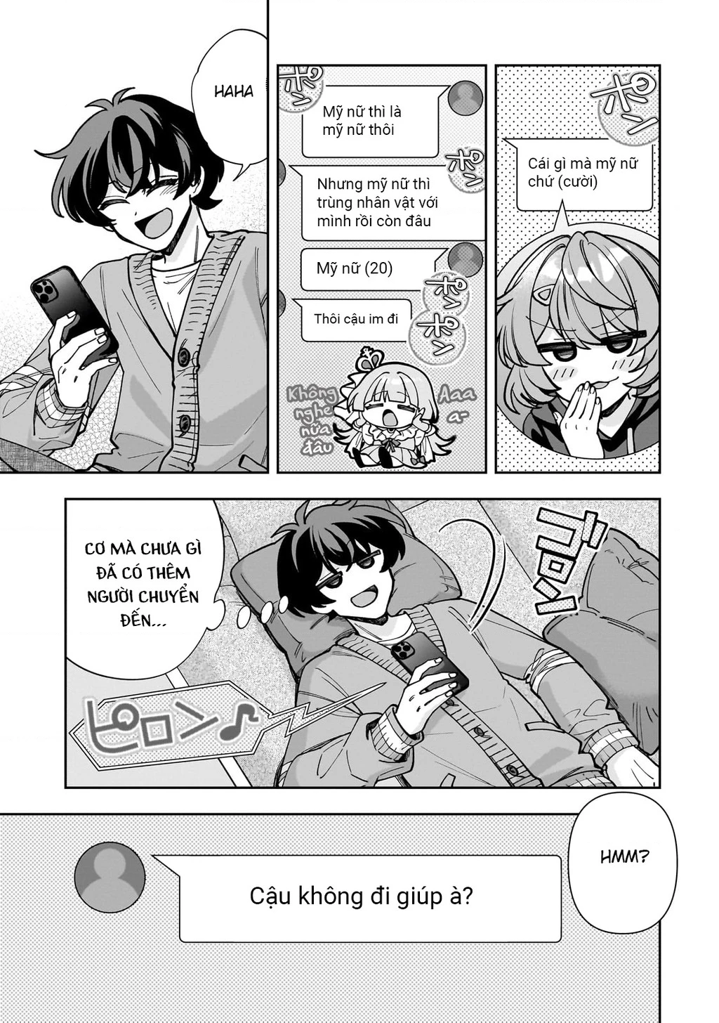 Net no "Oshi" to Real no "Oshi" ga Tonari ni Hikkoshite Kita Chapter 5 - Trang 2