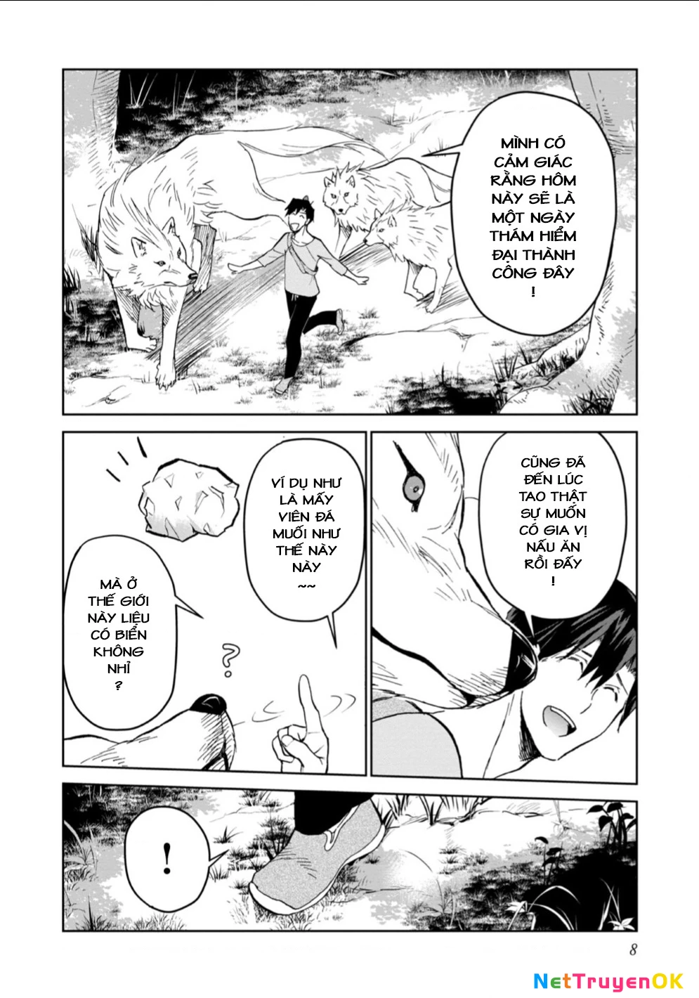 Isekai Ni Otosaretara... Jouka Wa Kihon! - Rơi Vào Dị Giới, Tôi Chủ Yếu Đi Thanh Tẩy! Chapter 10 - Trang 2