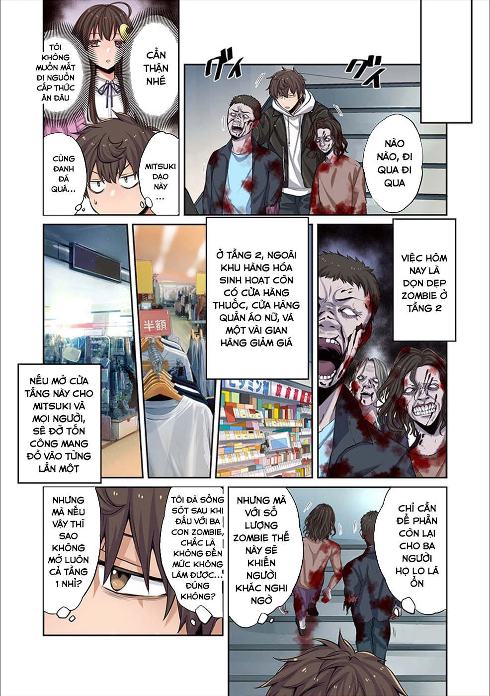Zombie no Afureta Sekai Ore Dake ga Osowarenai Chapter 5 - Trang 3