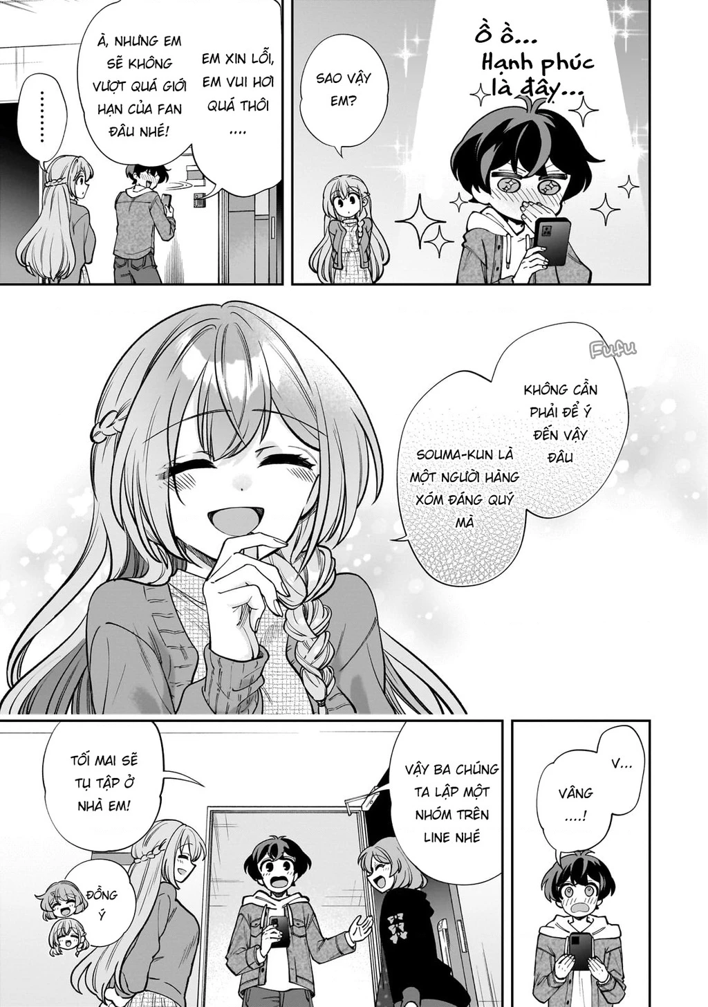 Net no "Oshi" to Real no "Oshi" ga Tonari ni Hikkoshite Kita Chapter 6 - Trang 2