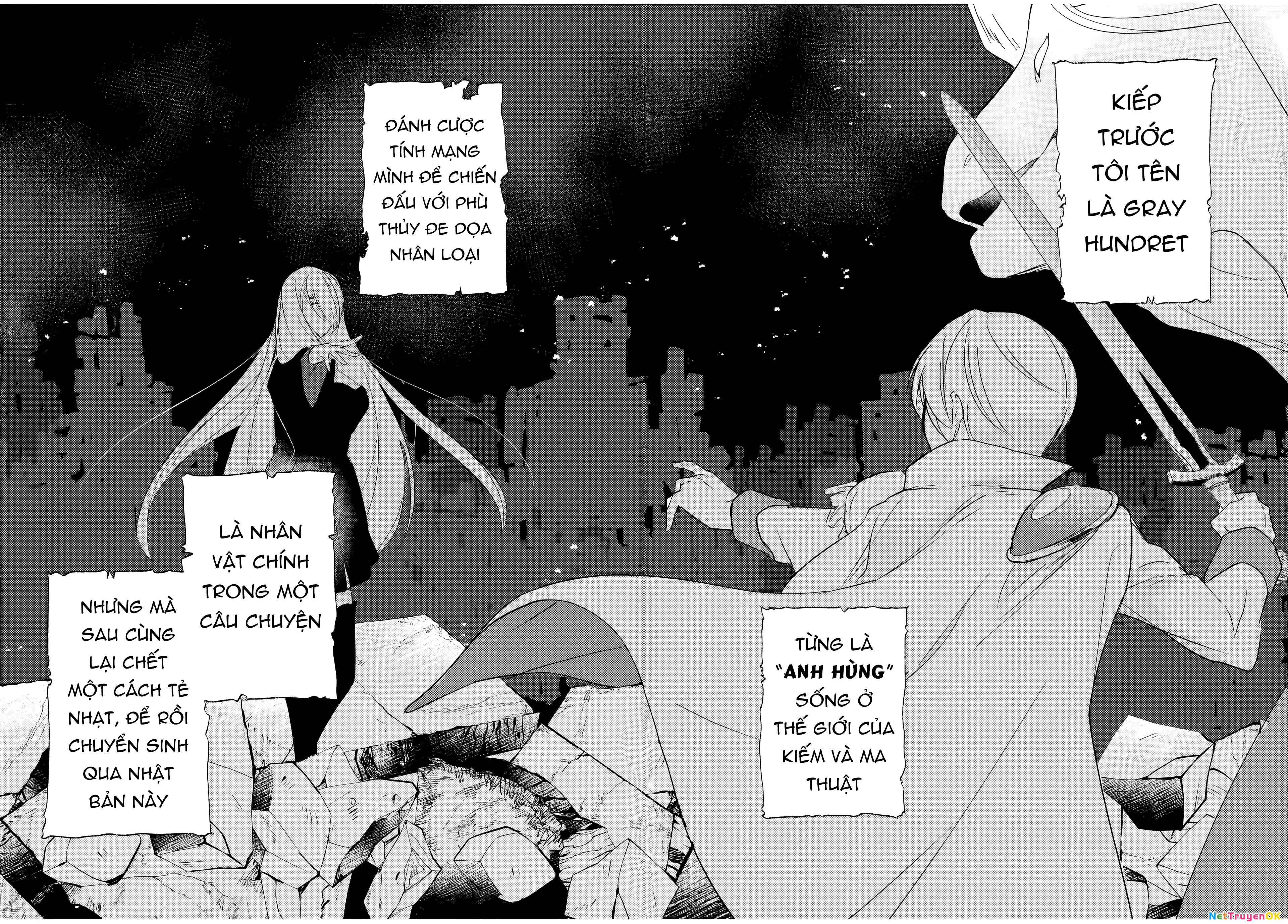 Eiyuu to Majo no Tensei LoveCome Chapter 1 - Trang 2