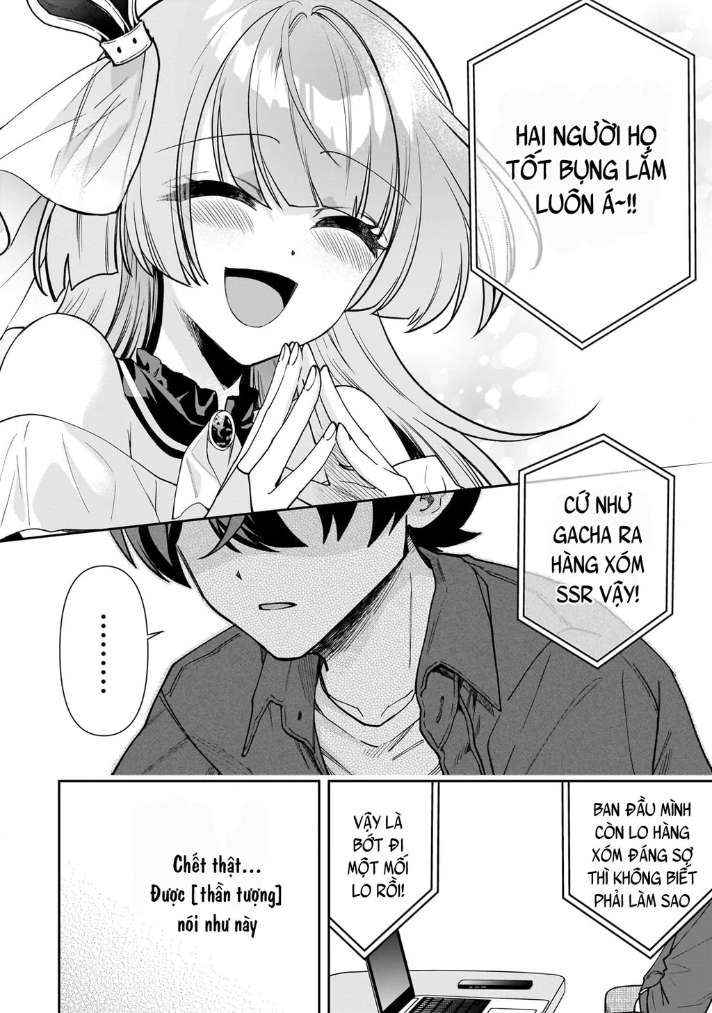 Net no "Oshi" to Real no "Oshi" ga Tonari ni Hikkoshite Kita Chapter 9 - Trang 2