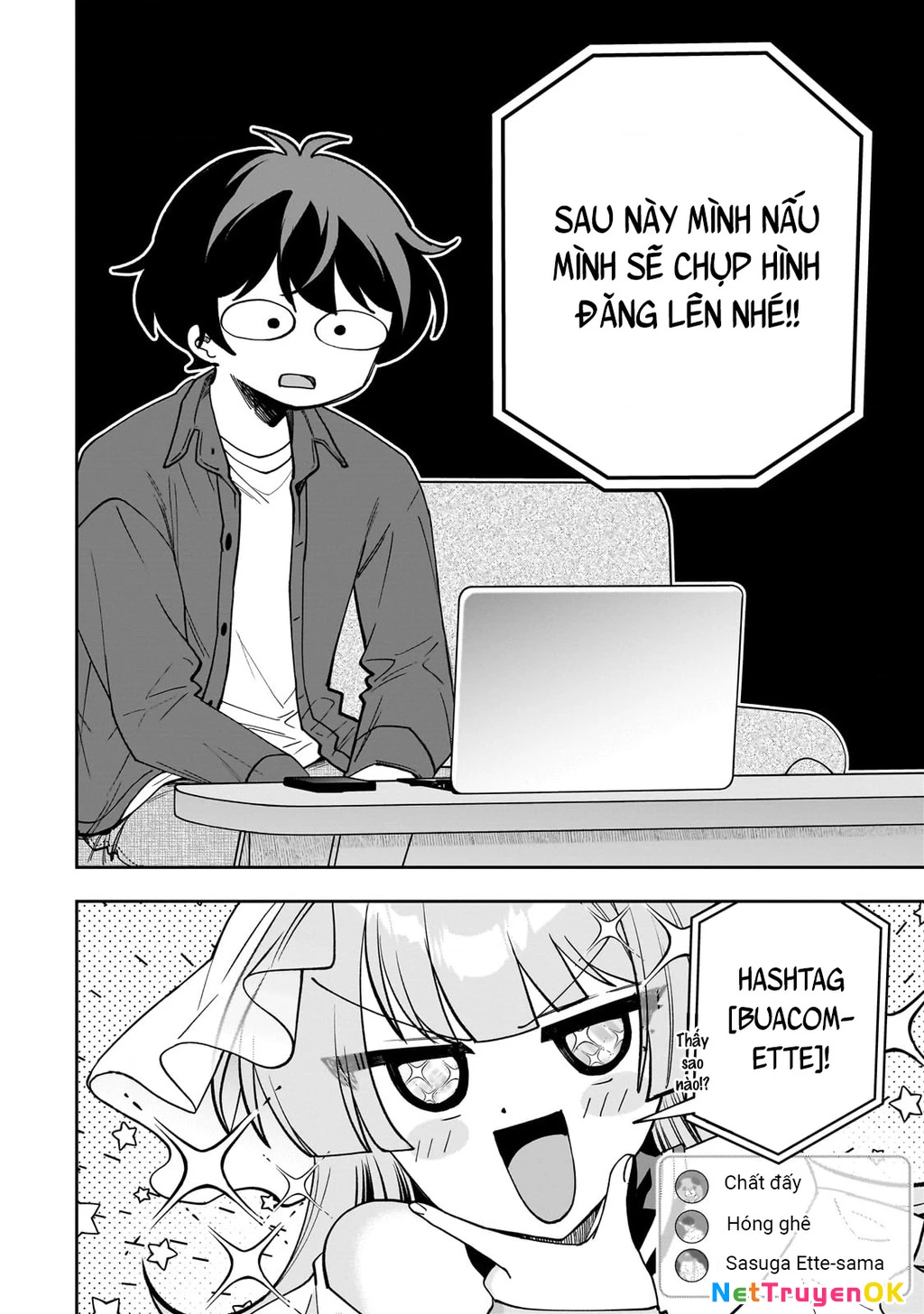 Net no "Oshi" to Real no "Oshi" ga Tonari ni Hikkoshite Kita Chapter 9 - Trang 2