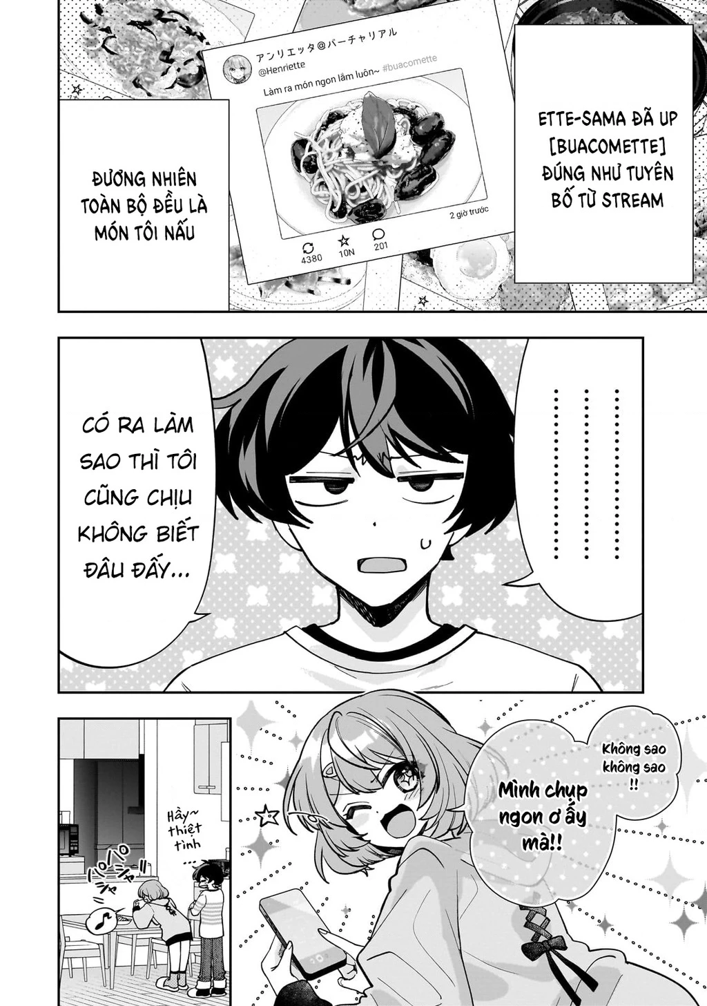 Net no "Oshi" to Real no "Oshi" ga Tonari ni Hikkoshite Kita Chapter 9 - Trang 2