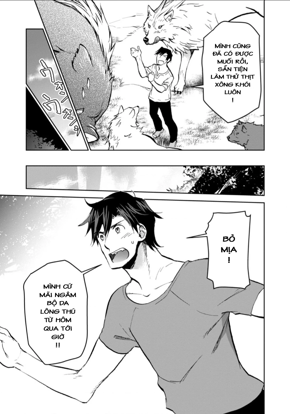 Isekai Ni Otosaretara... Jouka Wa Kihon! - Rơi Vào Dị Giới, Tôi Chủ Yếu Đi Thanh Tẩy! Chapter 12 - Trang 2