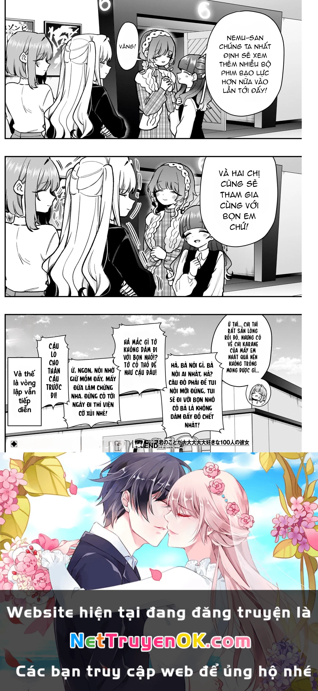 Kimi No Koto Ga Dai Dai Dai Dai Daisuki Na 100-Ri No Kanojo Chapter 198 - Trang 3