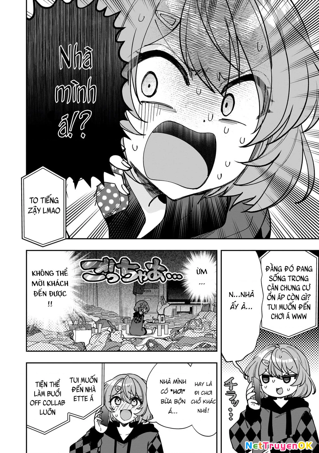 Net no "Oshi" to Real no "Oshi" ga Tonari ni Hikkoshite Kita Chapter 10 - Trang 2