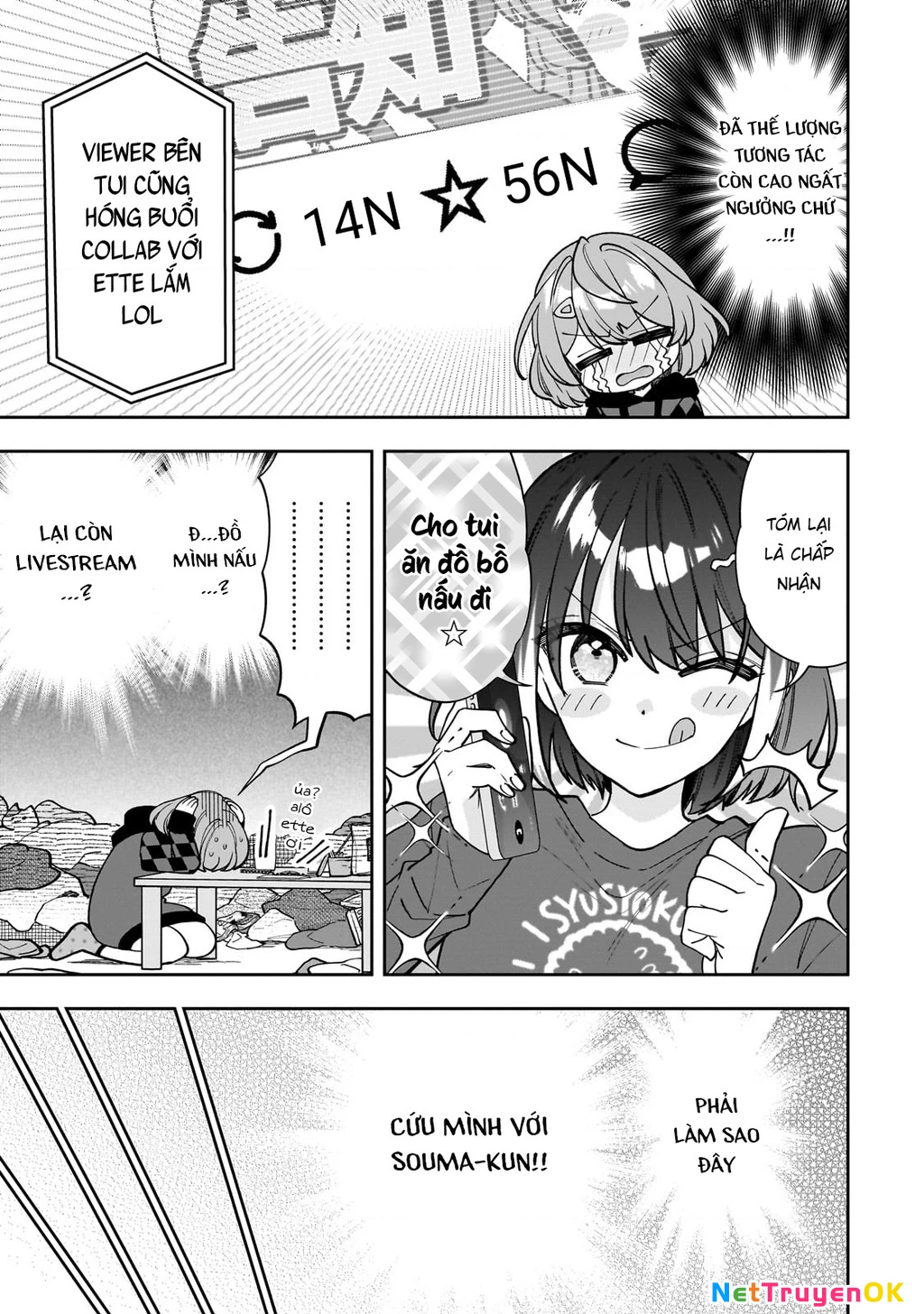 Net no "Oshi" to Real no "Oshi" ga Tonari ni Hikkoshite Kita Chapter 10 - Trang 2