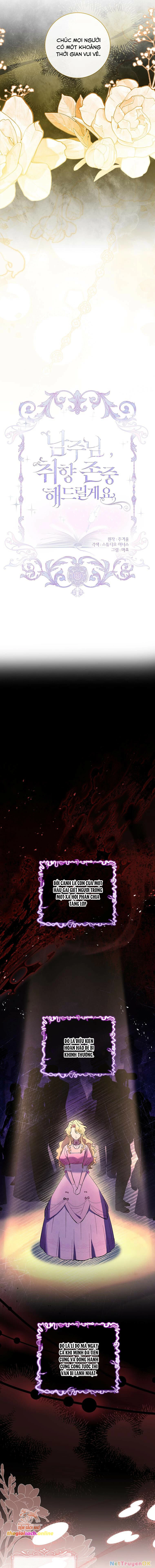 Nam Chính À, Tôi Sẽ Tôn Trọng Sở Thích Của Anh Chapter 60 - Trang 2