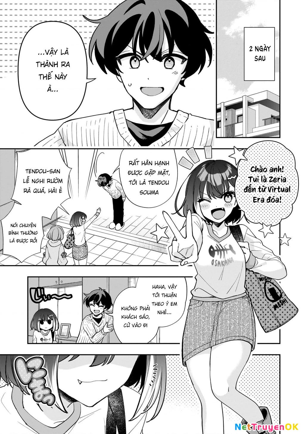Net no "Oshi" to Real no "Oshi" ga Tonari ni Hikkoshite Kita Chapter 11 - Trang 2