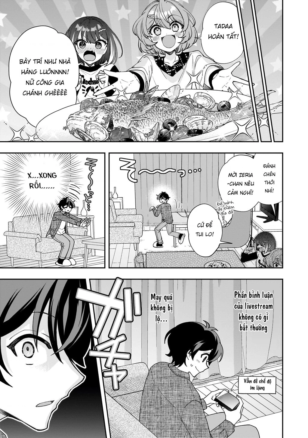 Net no "Oshi" to Real no "Oshi" ga Tonari ni Hikkoshite Kita Chapter 12 - Trang 2