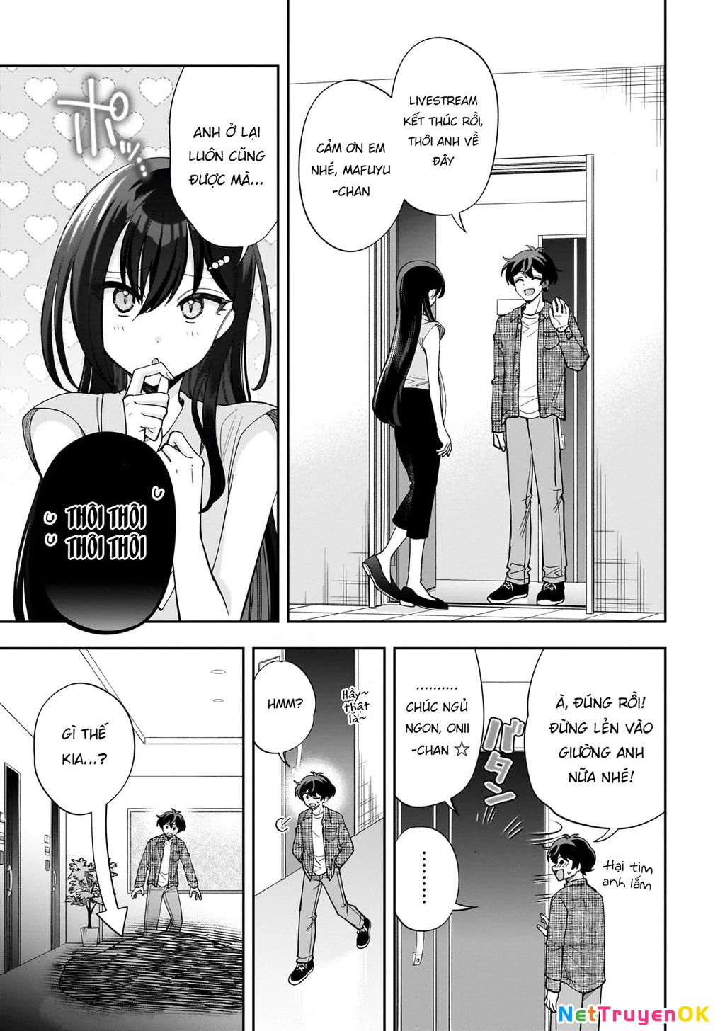 Net no "Oshi" to Real no "Oshi" ga Tonari ni Hikkoshite Kita Chapter 13 - Trang 2