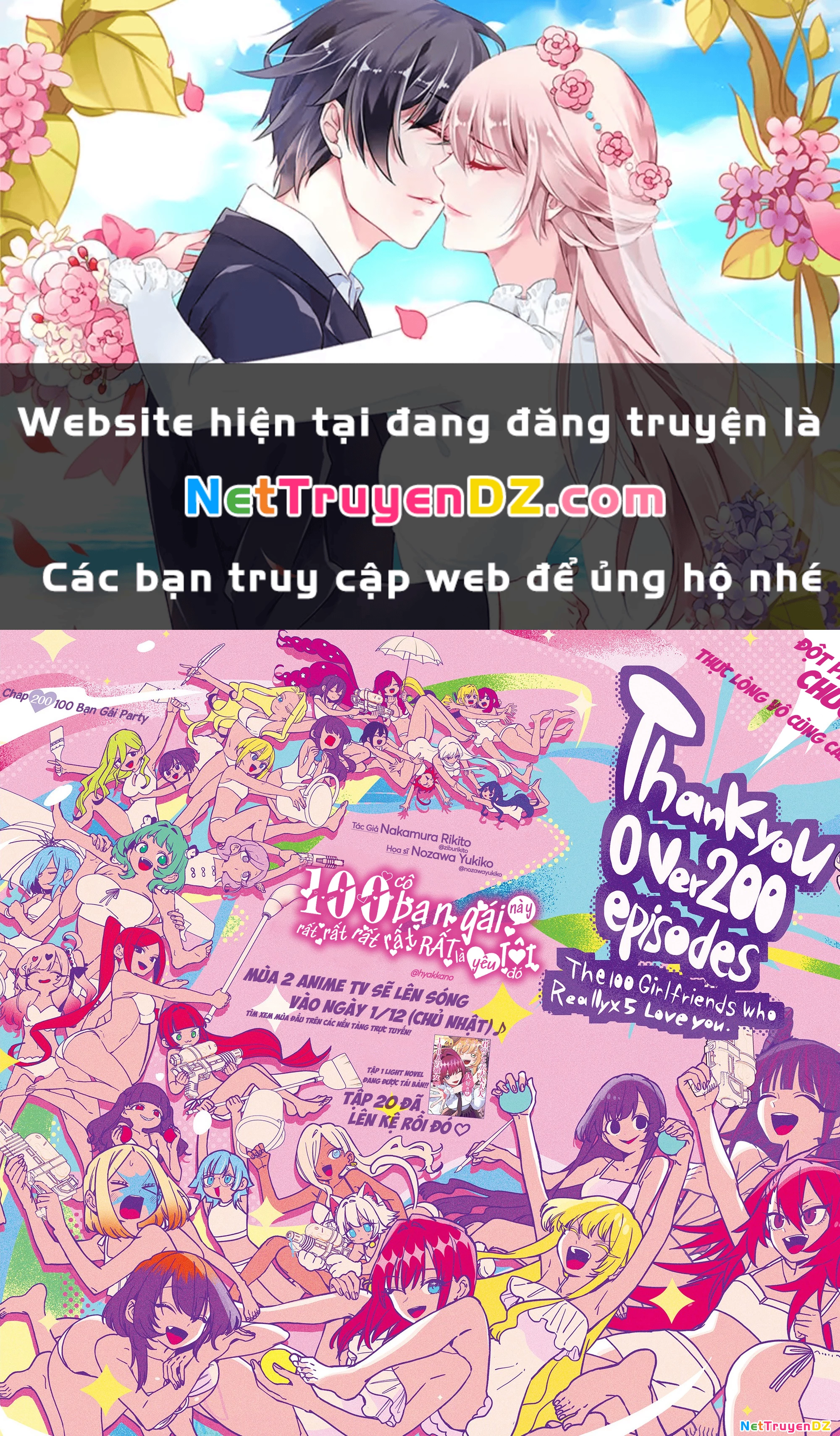 Kimi No Koto Ga Dai Dai Dai Dai Daisuki Na 100-Ri No Kanojo Chapter 200 - Trang 2