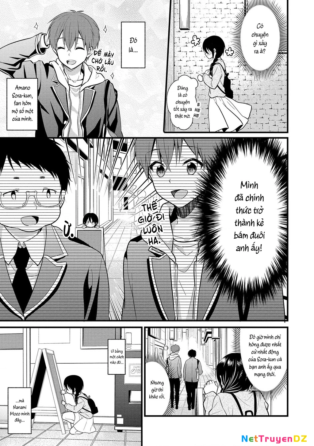 Idol tôi yêu thích giờ lại là kẻ bám đuôi tôi kìa! Chapter 3 - Trang 2