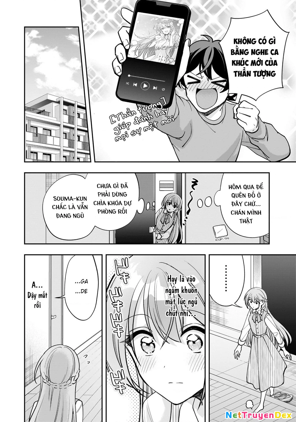 Net no "Oshi" to Real no "Oshi" ga Tonari ni Hikkoshite Kita Chapter 16 - Trang 2