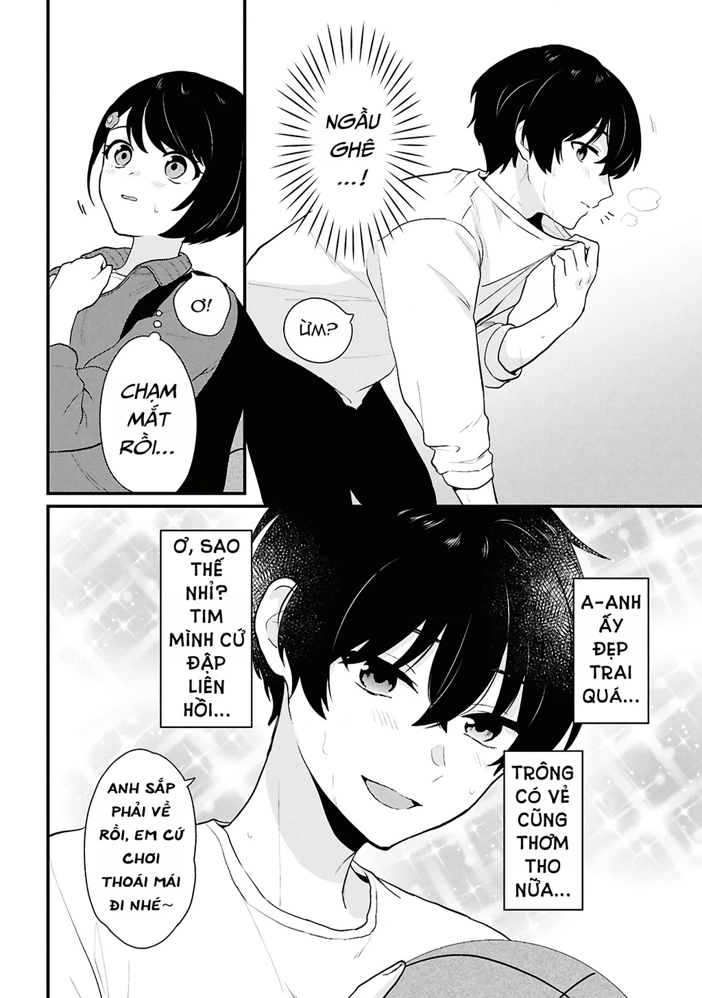 Danjohi 1:5 no Sekai demo Futsu ni Ikirareru to Omotta? ~ Geki Juu Kanjou na Kanojotachi ga Mujikaku Danshi ni Honrousaretara Chapter 3 - Trang 3