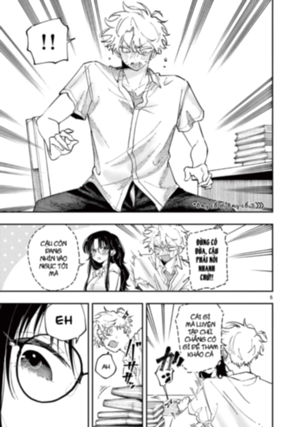 Nhỏ ngồi cạnh bên nhìn tôi với ánh mắt như vậy Chapter 38 - Trang 2