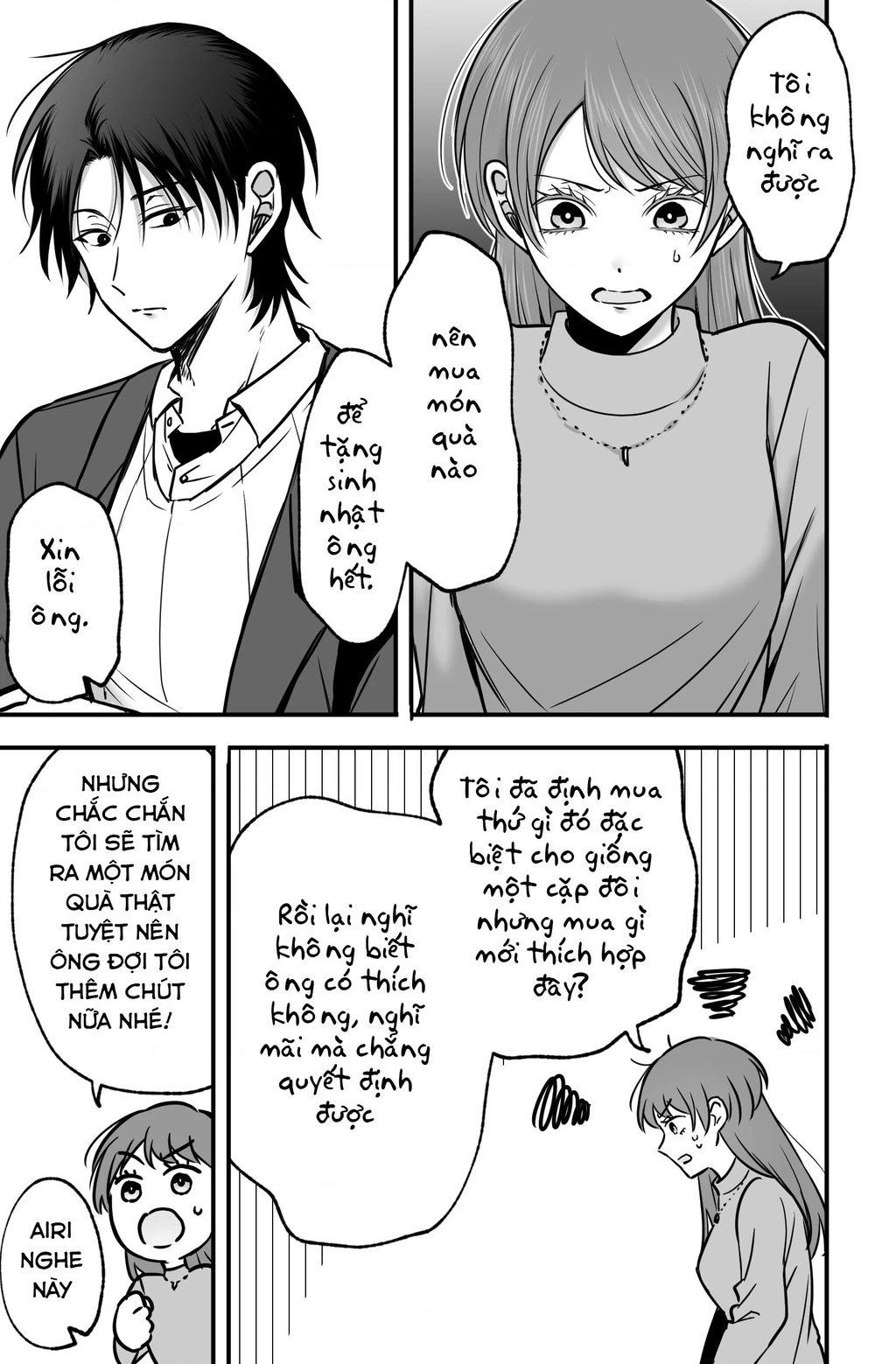 Chả là tôi thích kiểu 'gap couple' thế này Chapter 7.5 - Trang 2