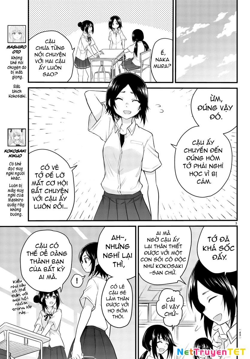 Cô bạn bị mất đi giọng nói luôn nghĩ rằng "Cậu ấy dịu dàng thật đấy" Chapter 4 - Trang 2