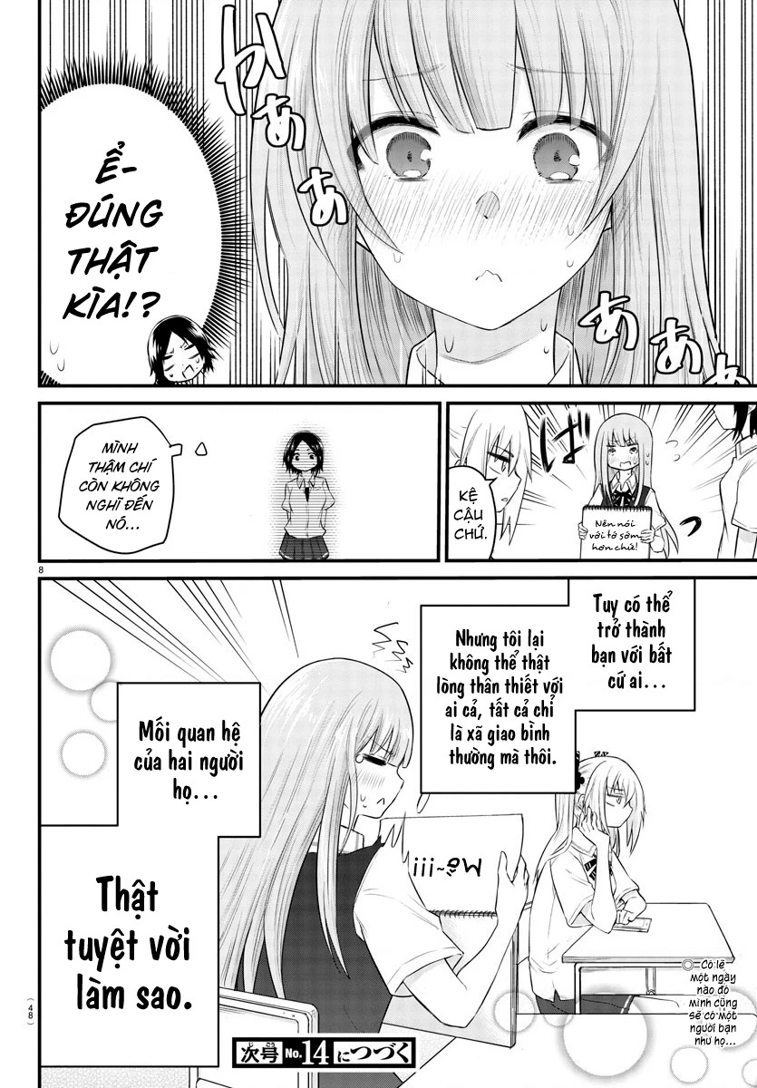 Cô bạn bị mất đi giọng nói luôn nghĩ rằng "Cậu ấy dịu dàng thật đấy" Chapter 4 - Trang 2