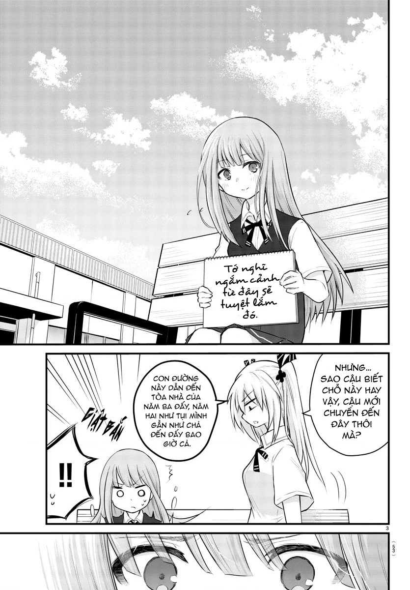 Cô bạn bị mất đi giọng nói luôn nghĩ rằng "Cậu ấy dịu dàng thật đấy" Chapter 5 - Trang 2