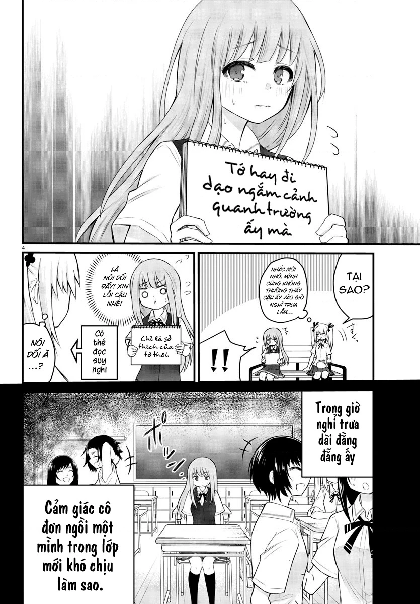 Cô bạn bị mất đi giọng nói luôn nghĩ rằng "Cậu ấy dịu dàng thật đấy" Chapter 5 - Trang 2