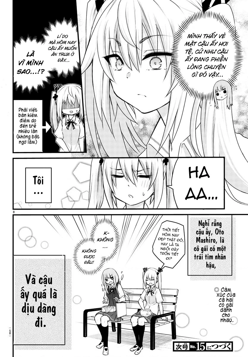 Cô bạn bị mất đi giọng nói luôn nghĩ rằng "Cậu ấy dịu dàng thật đấy" Chapter 5 - Trang 2