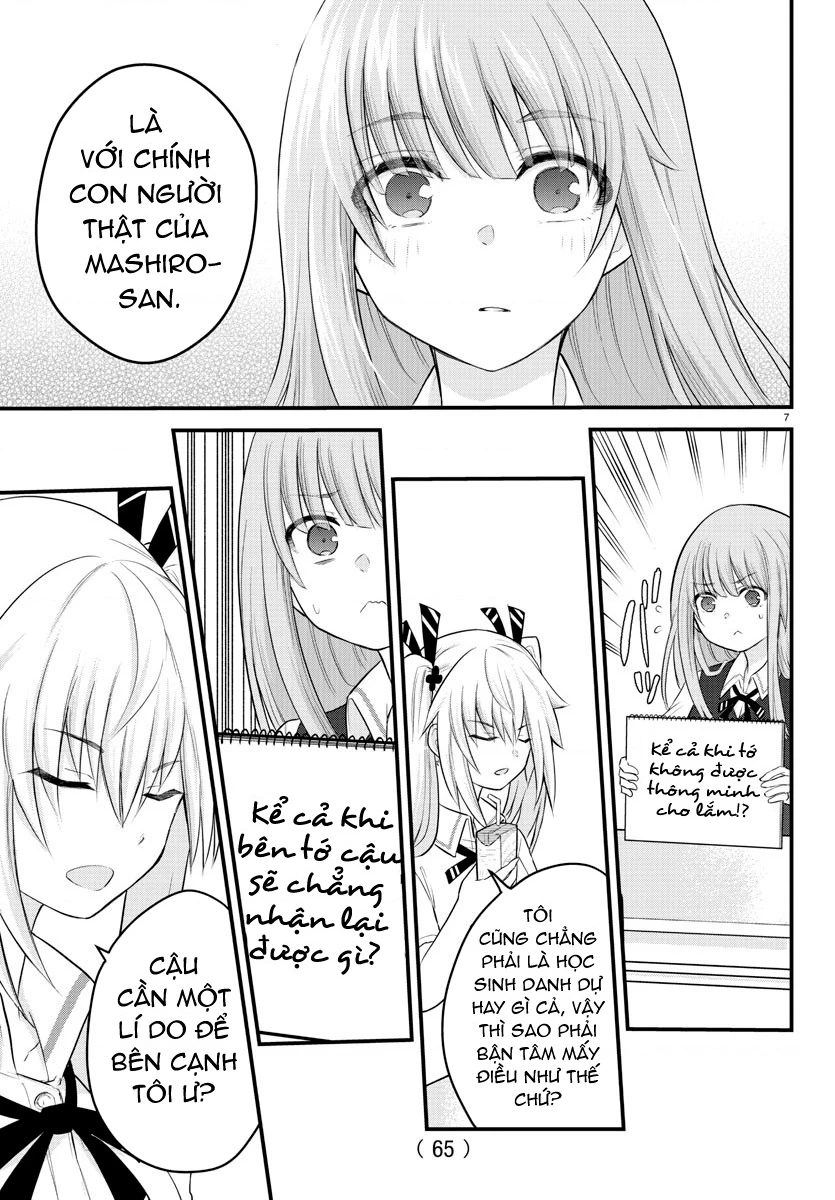 Cô bạn bị mất đi giọng nói luôn nghĩ rằng "Cậu ấy dịu dàng thật đấy" Chapter 8 - Trang 2