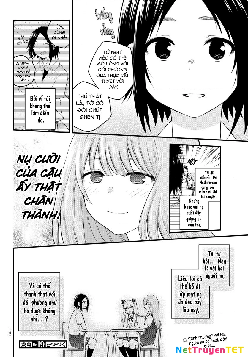 Cô bạn bị mất đi giọng nói luôn nghĩ rằng "Cậu ấy dịu dàng thật đấy" Chapter 9 - Trang 2