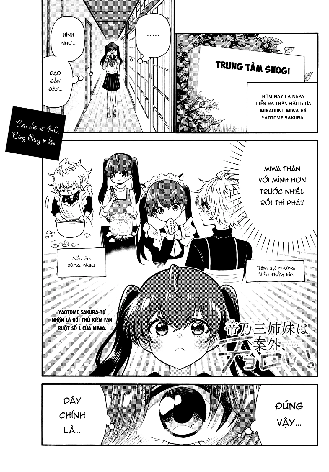 Ba Chị Em Nhà Mikadono Dễ Đối Phó Thật Đấy Chapter 140 - Trang 4