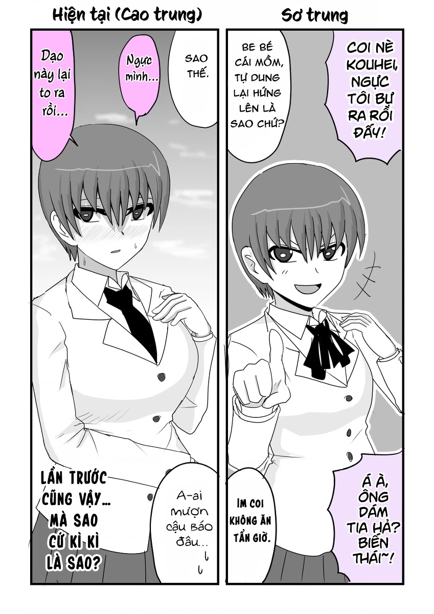 Tôi có một nhỏ bạn thân, nhưng dạo này cô ấy cứ kì kì sao ấy Chapter 07 - Trang 2