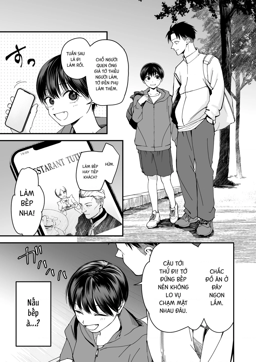 Bạn gái tomboy học khác trường Chapter 6 - Trang 2
