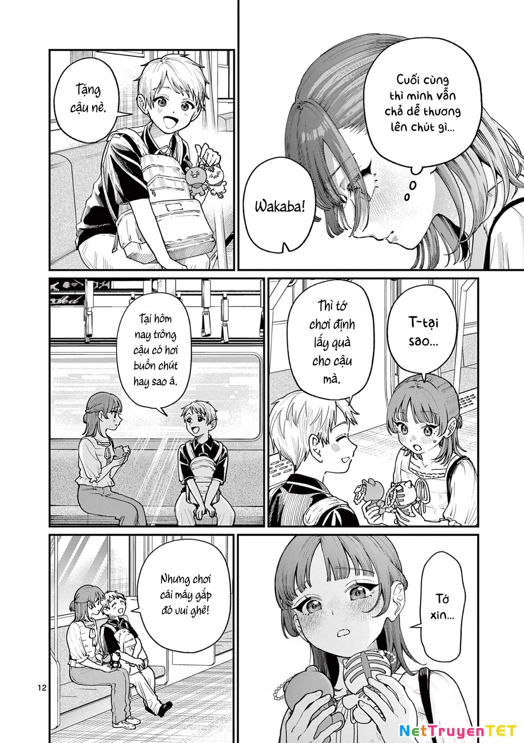 Tình yêu màu Lam nhà Wakaba Chapter 12 - Trang 2