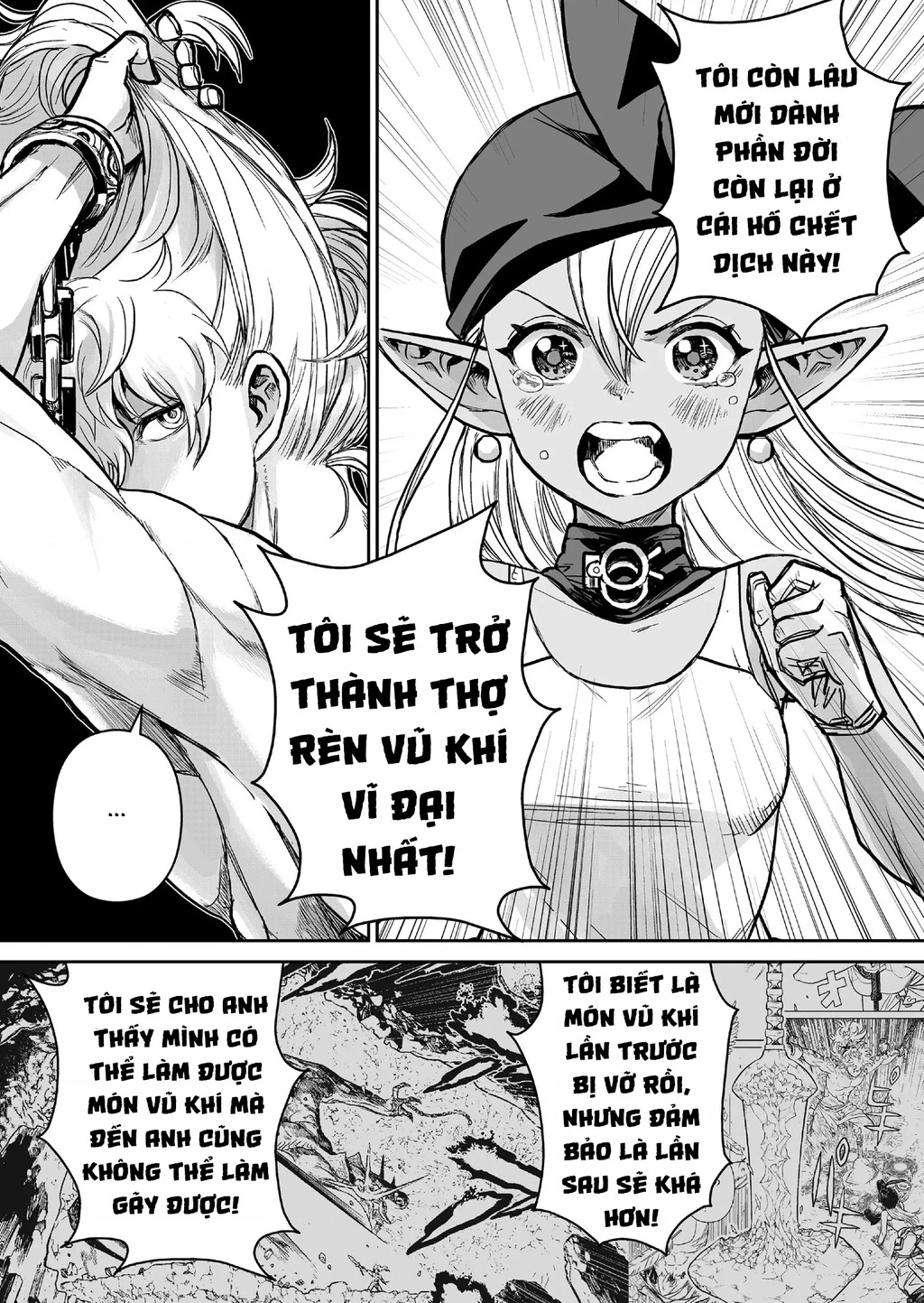 Abandoned ~Tsuyosugite Buki ga Kowareru Yuusha to Buki Shokunin no Elf~ Chapter 2 - Trang 2