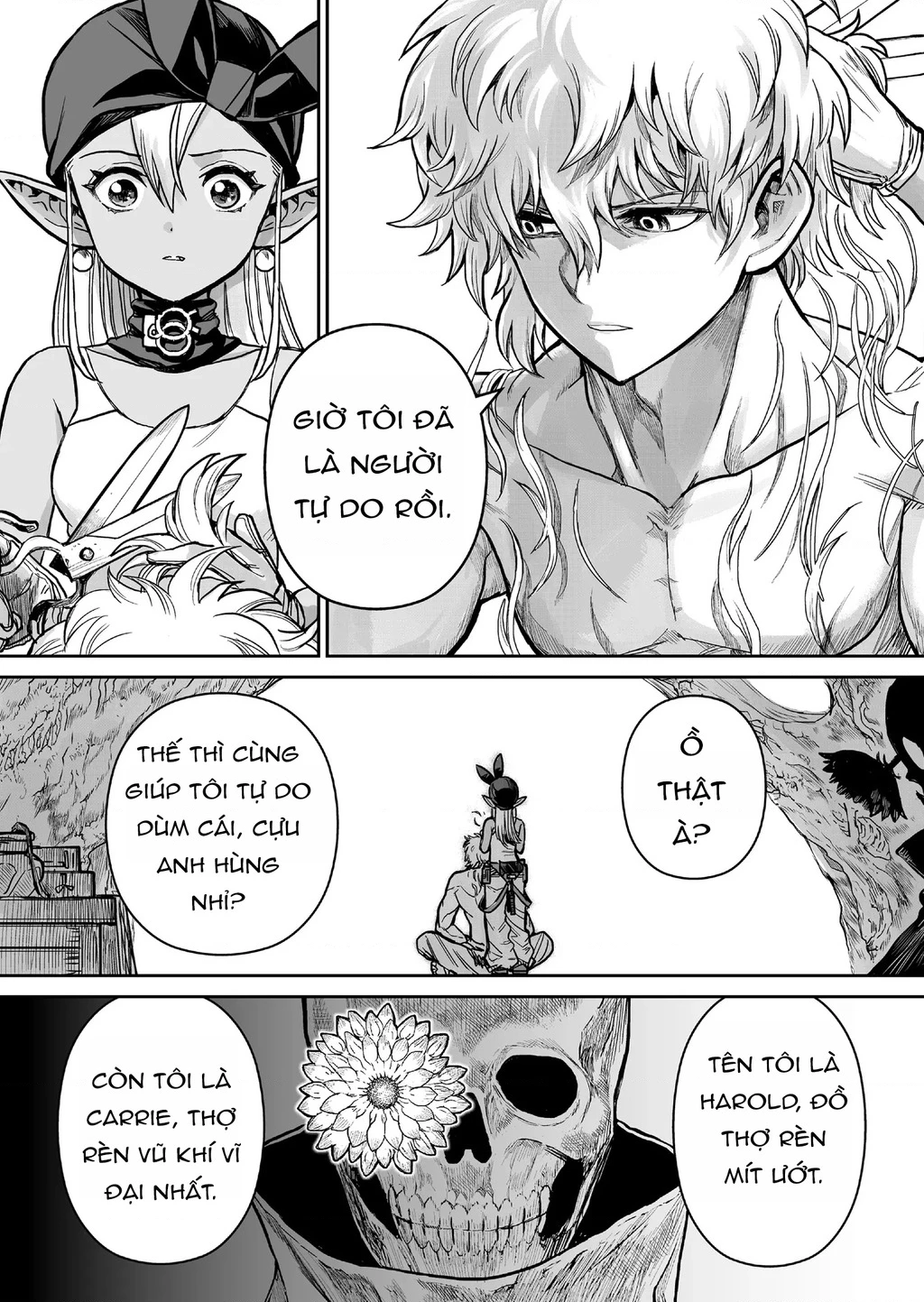 Abandoned ~Tsuyosugite Buki ga Kowareru Yuusha to Buki Shokunin no Elf~ Chapter 2 - Trang 2