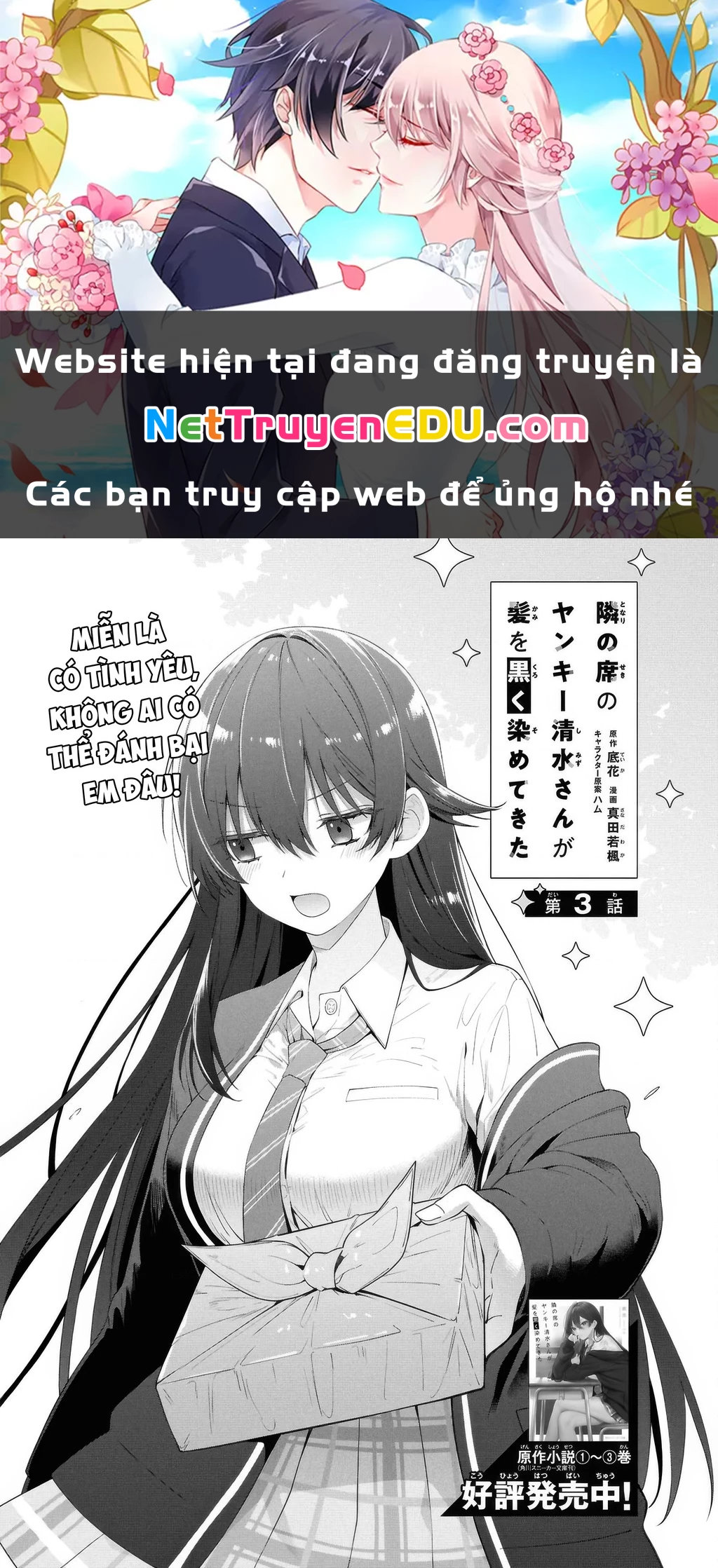 Tonari No Seki No Yankee Shimizu-San Ga Kami O Kuroku Sometekita Chapter 3 - Trang 2