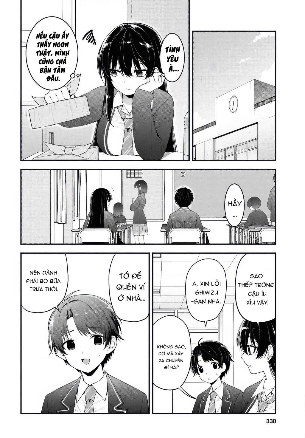 Tonari No Seki No Yankee Shimizu-San Ga Kami O Kuroku Sometekita Chapter 3 - Trang 2
