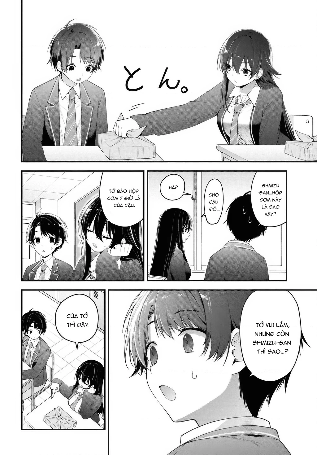 Tonari No Seki No Yankee Shimizu-San Ga Kami O Kuroku Sometekita Chapter 3 - Trang 2