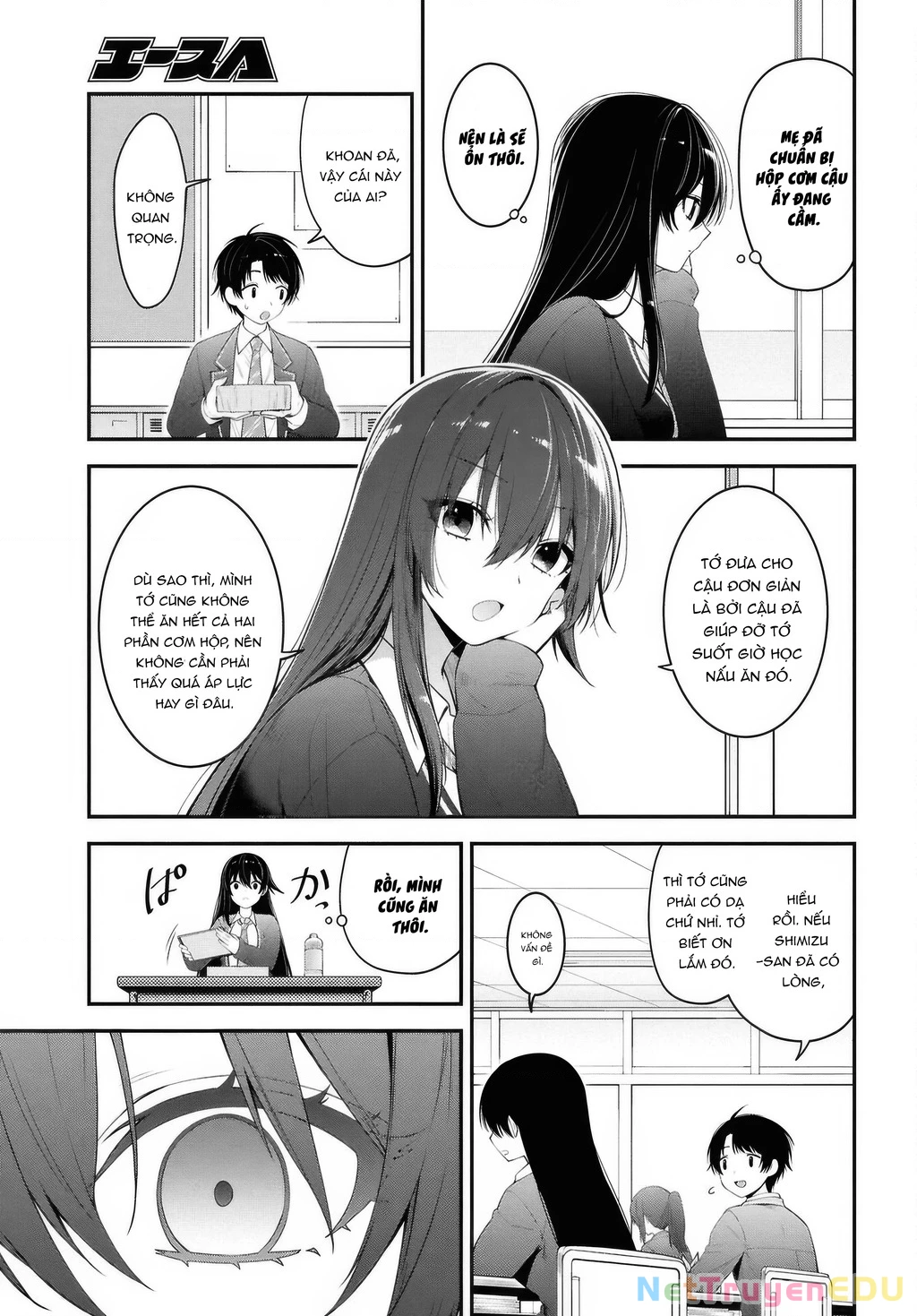 Tonari No Seki No Yankee Shimizu-San Ga Kami O Kuroku Sometekita Chapter 3 - Trang 2