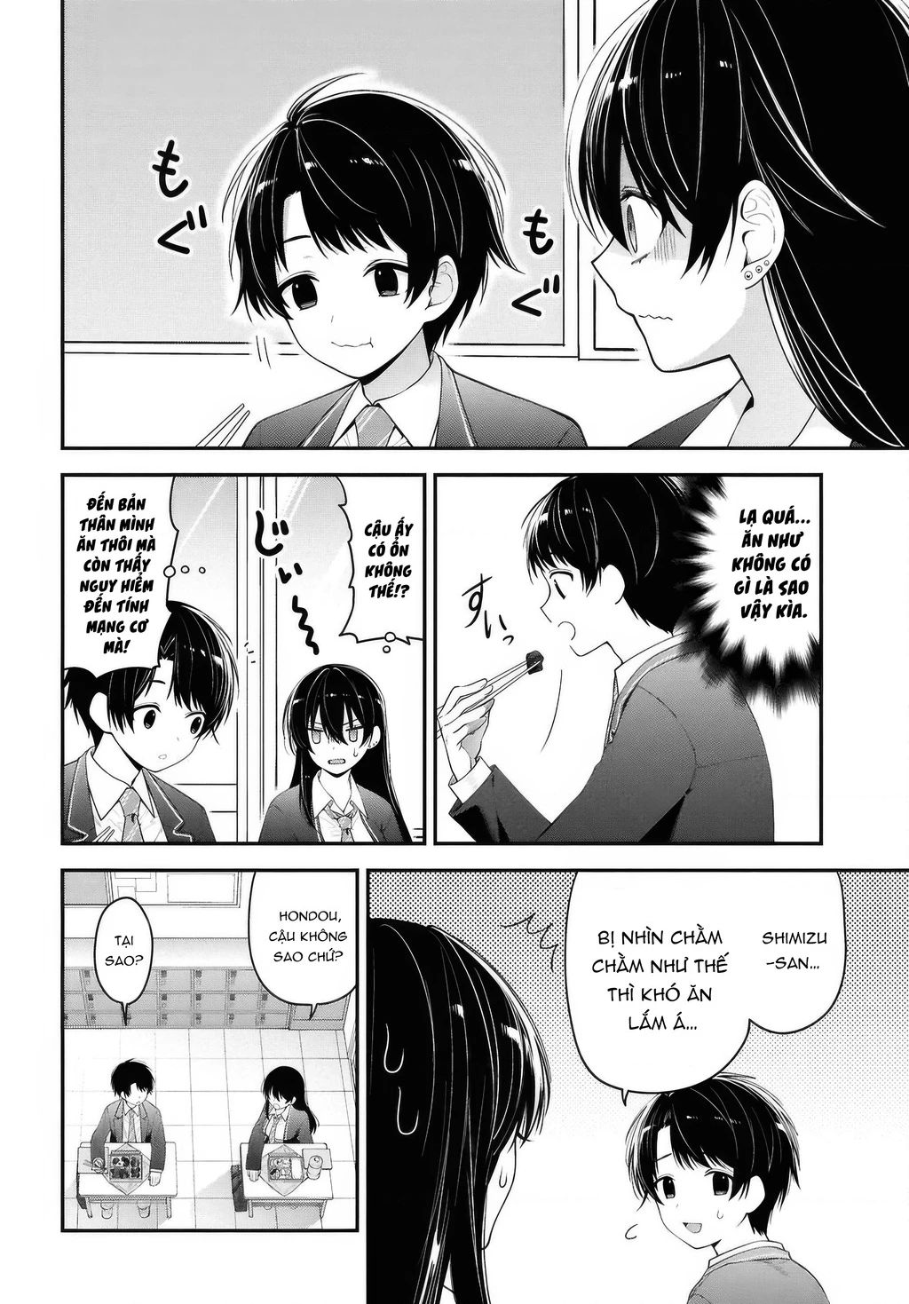 Tonari No Seki No Yankee Shimizu-San Ga Kami O Kuroku Sometekita Chapter 3 - Trang 2