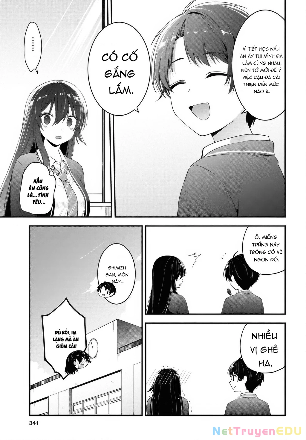 Tonari No Seki No Yankee Shimizu-San Ga Kami O Kuroku Sometekita Chapter 3 - Trang 2