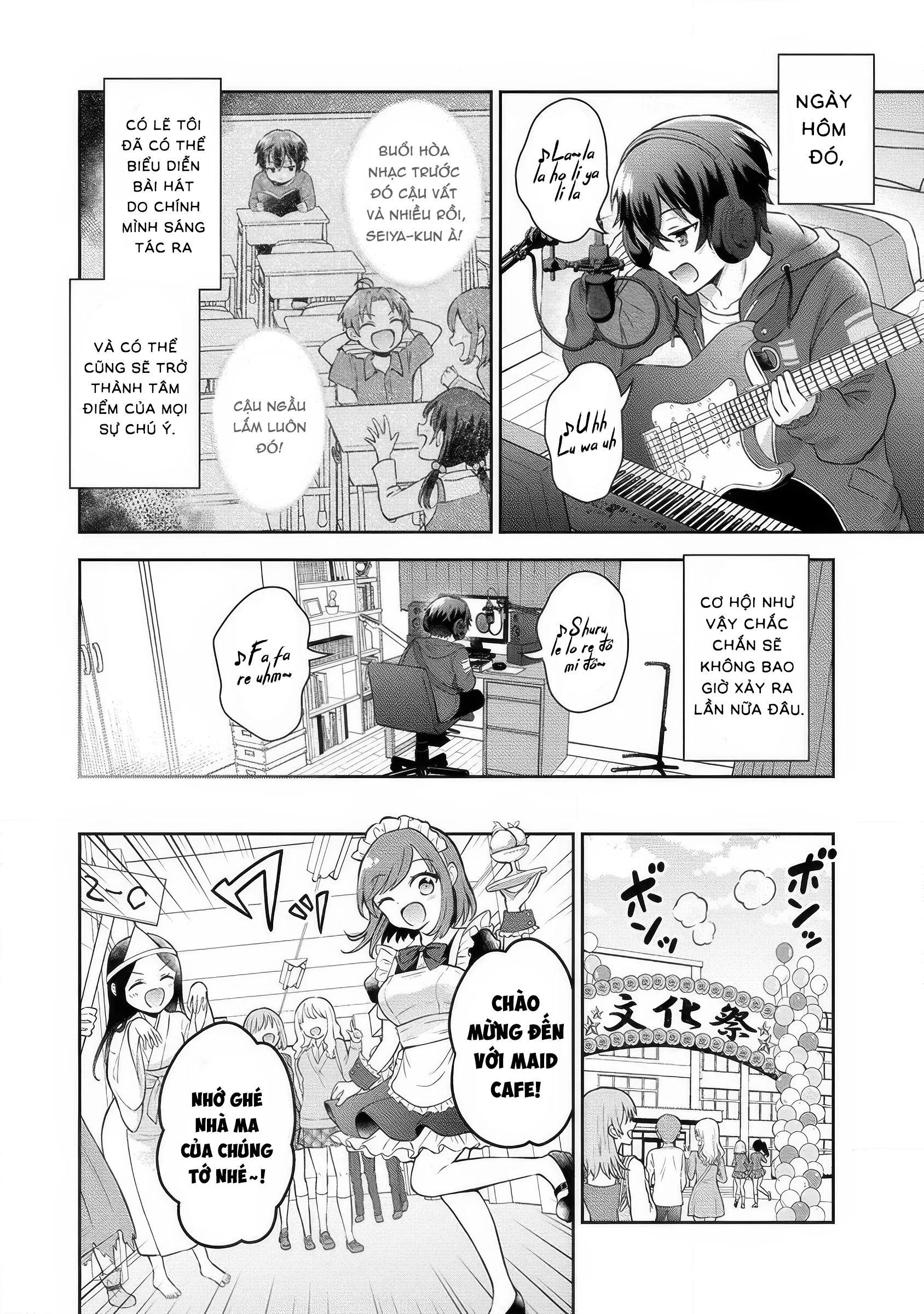Tonari no Seki no Inkya Joshi ga Oshi Utai Datta ~Ore no Kyoku wo Uttatekure!~ Chapter 1 - Trang 2