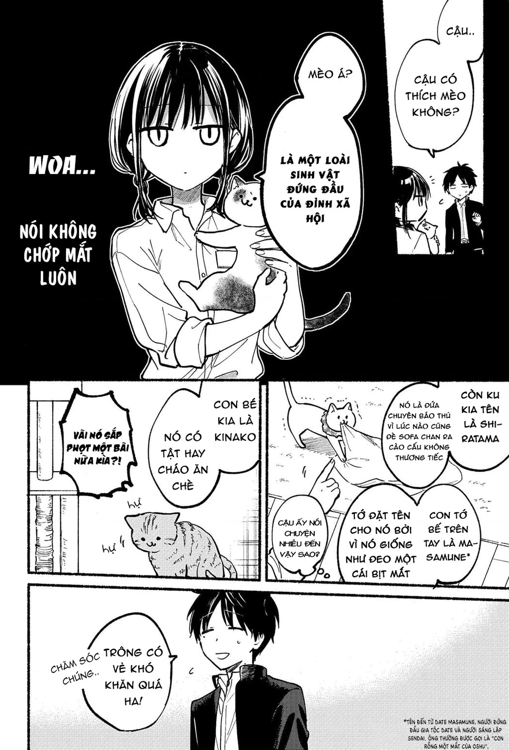 Cô Nàng Mèo Ngủ Gật Và Chàng Trai Hướng Nội Chapter 1 - Trang 3