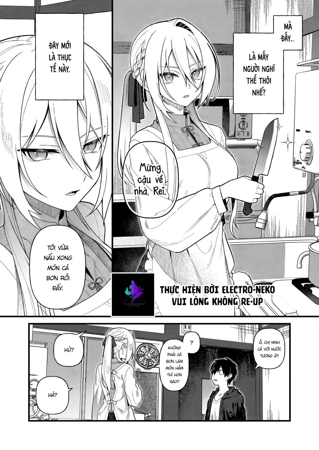 Khi tôi về đến nhà, Nàng Hiệp Sĩ đã luôn ở đó! Chapter 3 - Trang 3