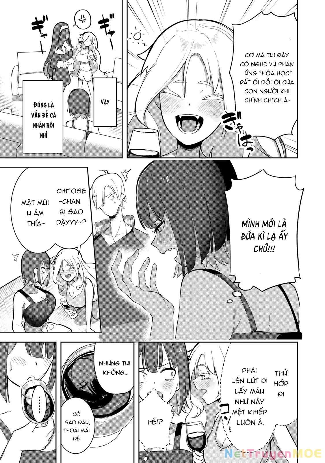 Kyuuketsuki-San Wa Chitoraretai Chapter 3 - Trang 3