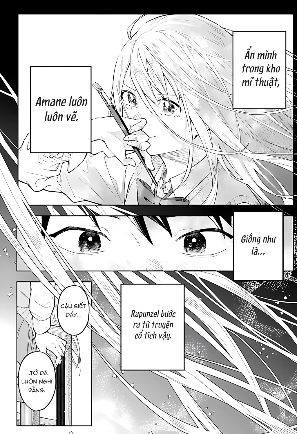 Rapunzel của phòng mĩ thuật Oneshot - Trang 2