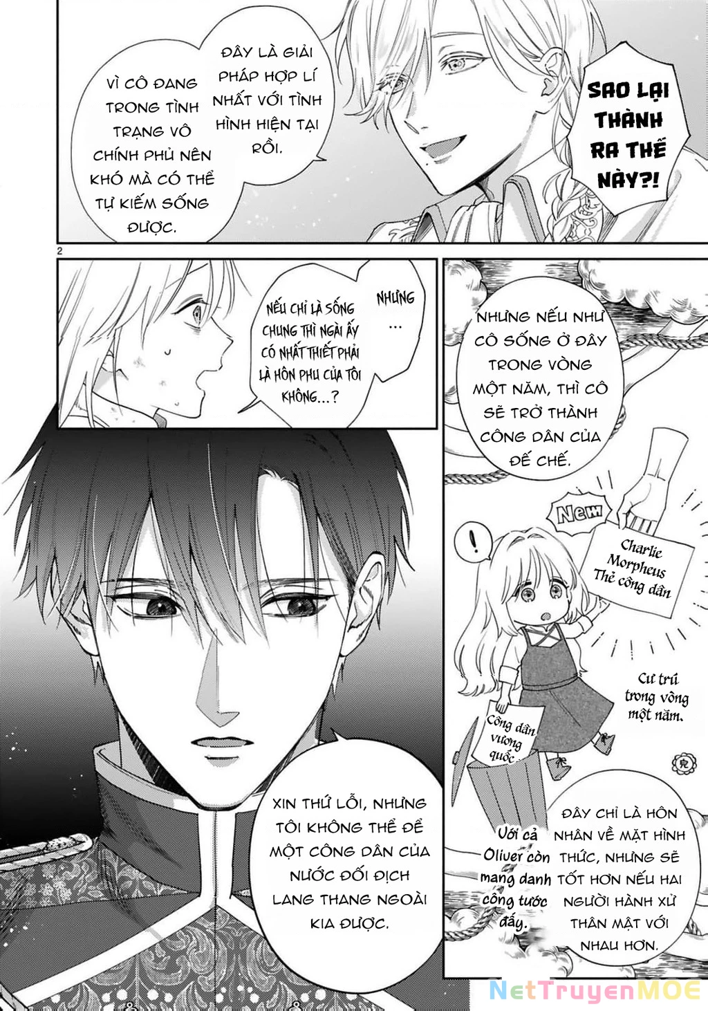 Meshitsukai Reijou wa Kokkyou wo Koe, Tekikoku no Koushaku Kishi-sama ni Dekiaisareru Chapter 2 - Trang 2