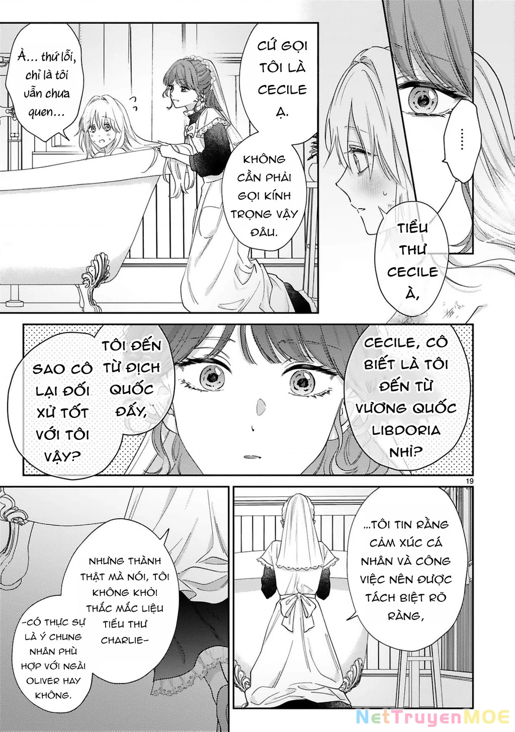 Meshitsukai Reijou wa Kokkyou wo Koe, Tekikoku no Koushaku Kishi-sama ni Dekiaisareru Chapter 2 - Trang 2